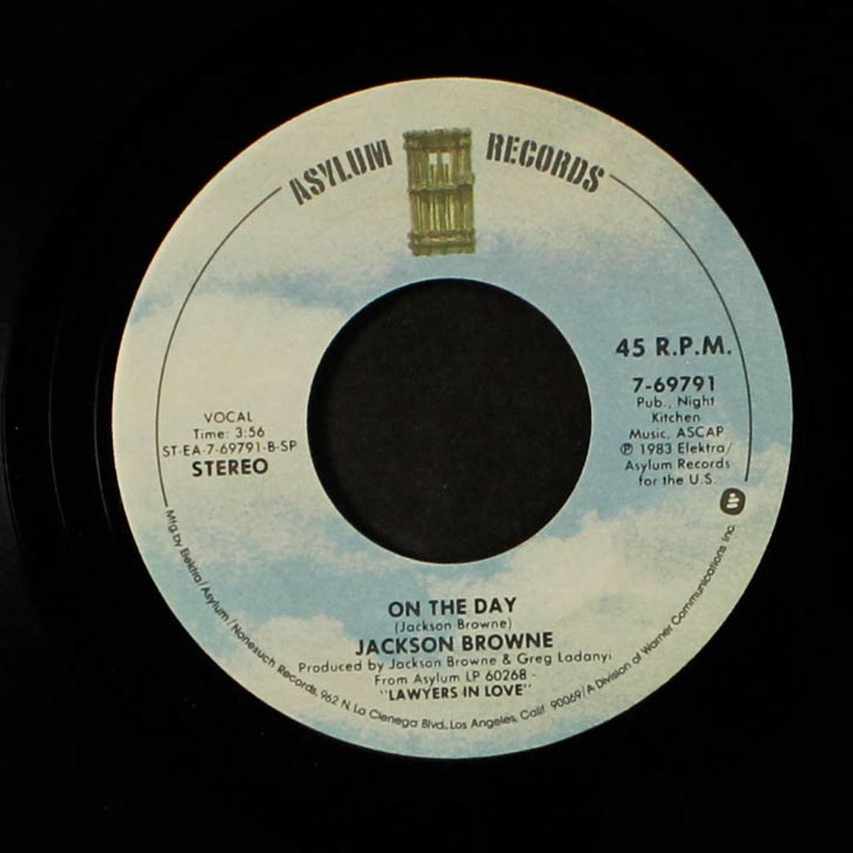 tender is the night / on the day by JACKSON BROWNE