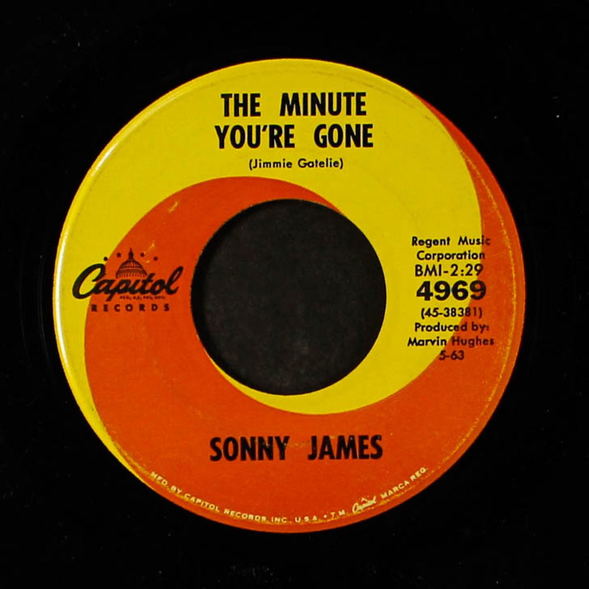 the minute you're gone / gold and silver by SONNY JAMES