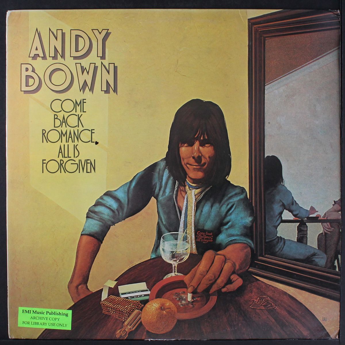 come back romance all is forgiven by ANDY BOWN