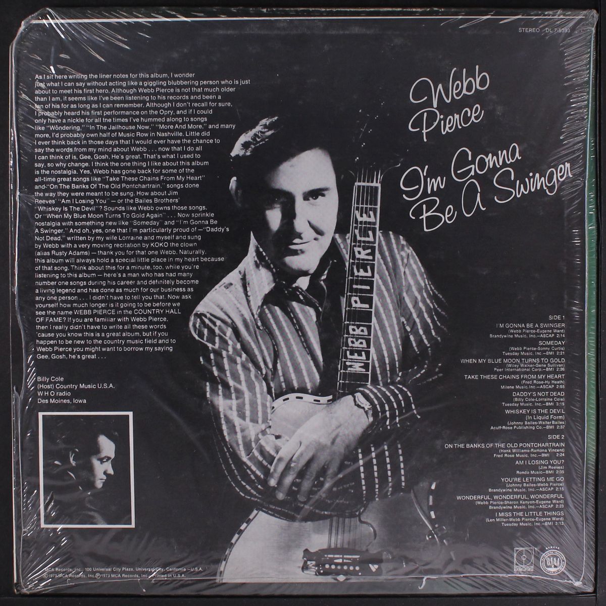 i'm gonna be a swinger by WEBB PIERCE