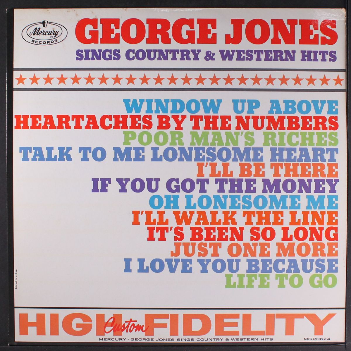 sings country & western hits by GEORGE JONES