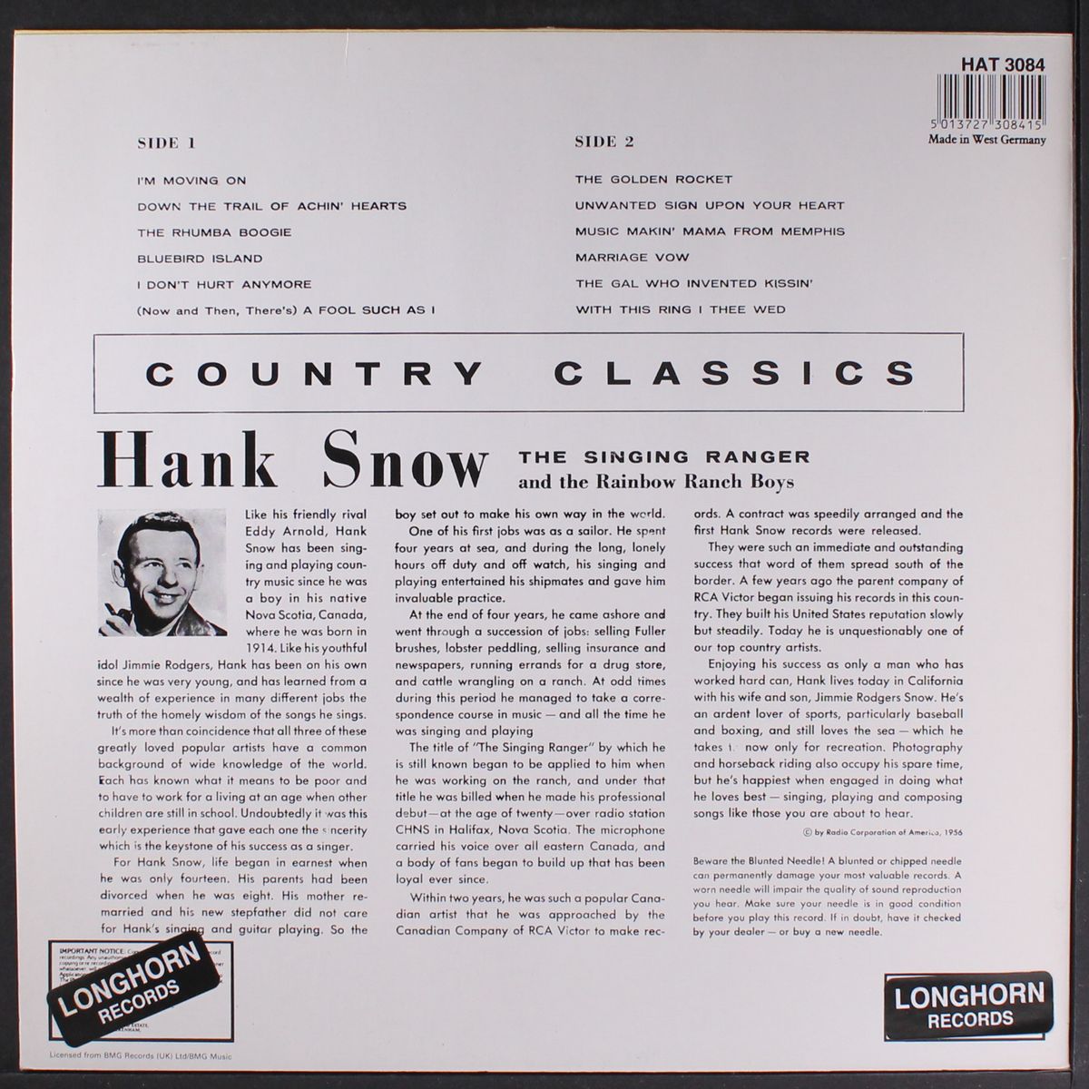 country classics by HANK SNOW