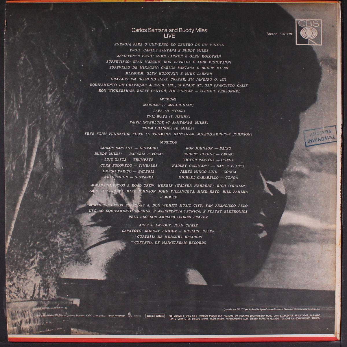 live by CARLOS SANTANA & BUDDY MILES