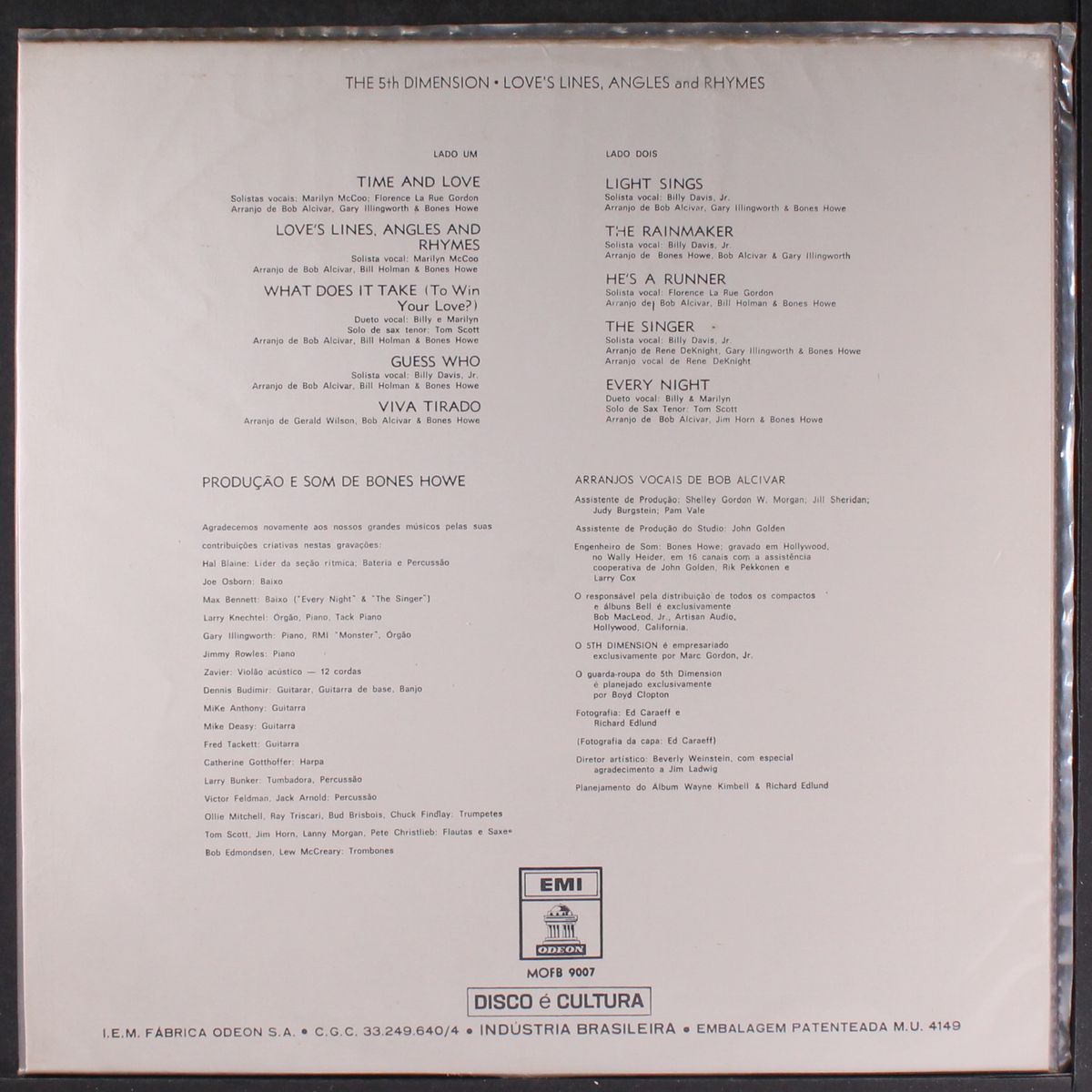 love's lines angles & rhymes by 5TH DIMENSION