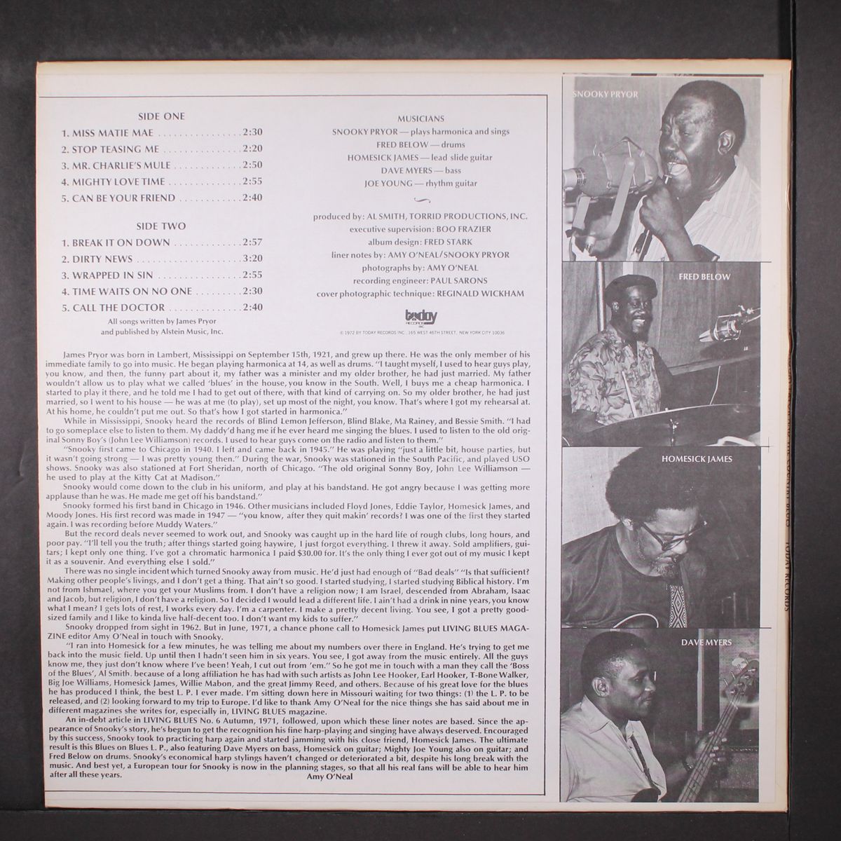 and the country blues by SNOOKY PRYOR