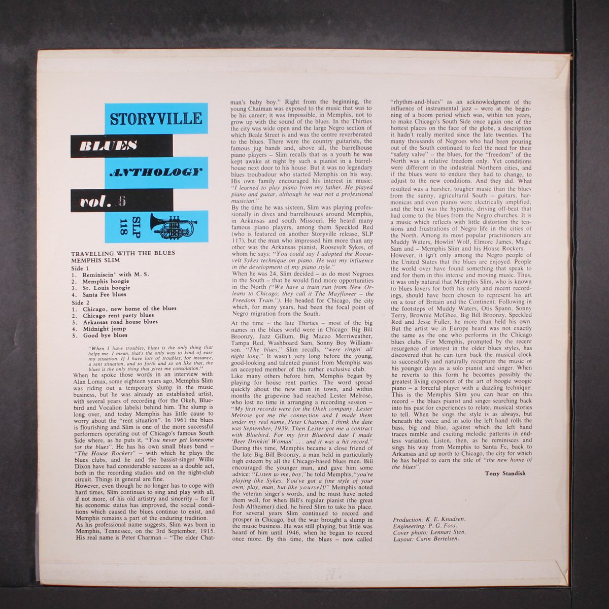 travelling with the blues by MEMPHIS SLIM