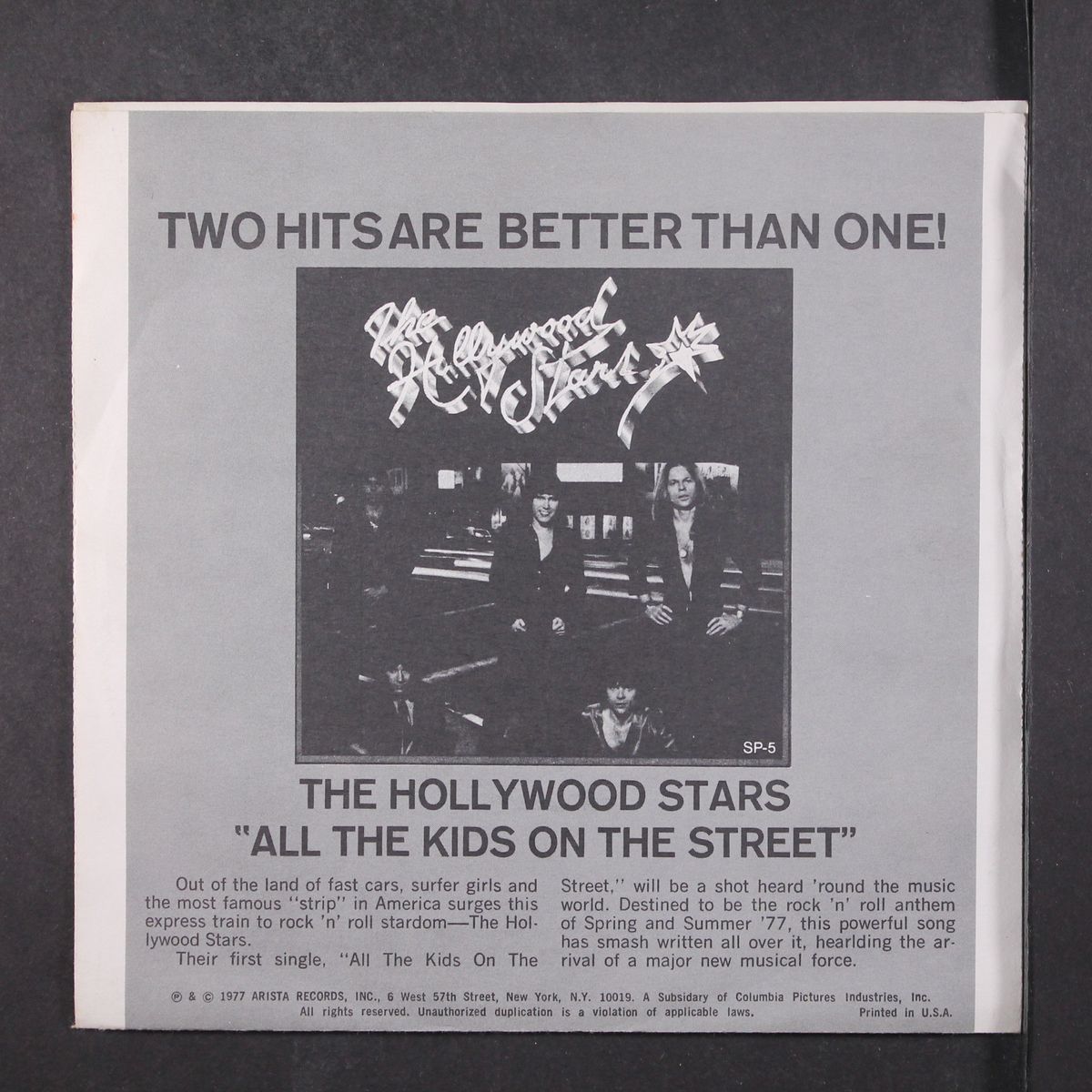 sleepwalker / all the kids on the street by KINKS / HOLLYWOOD STARS
