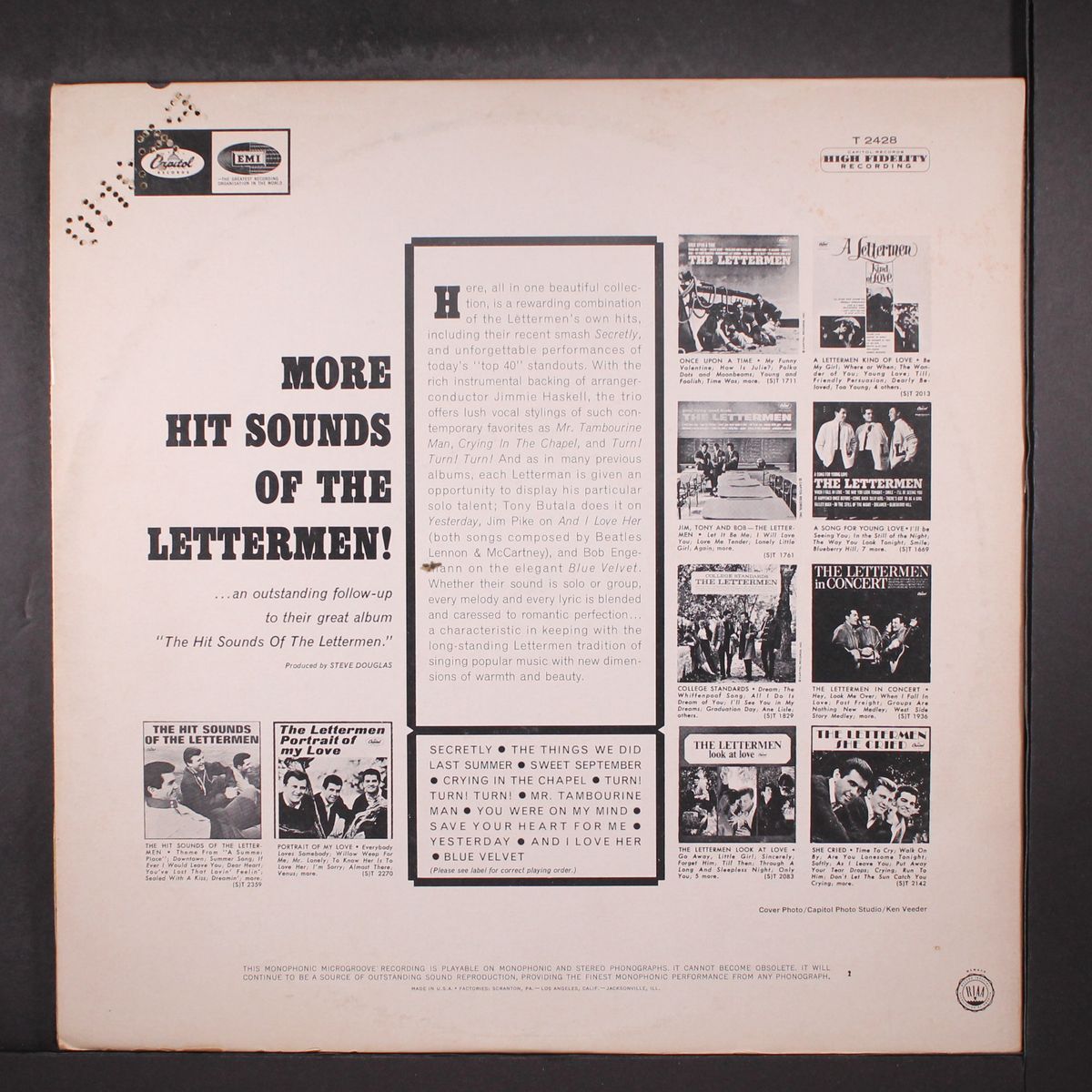 more hit sounds by LETTERMEN