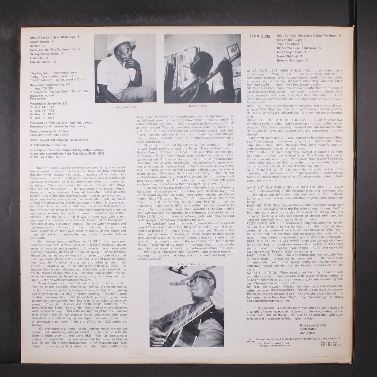 medicine show man by PEG LEG SAM