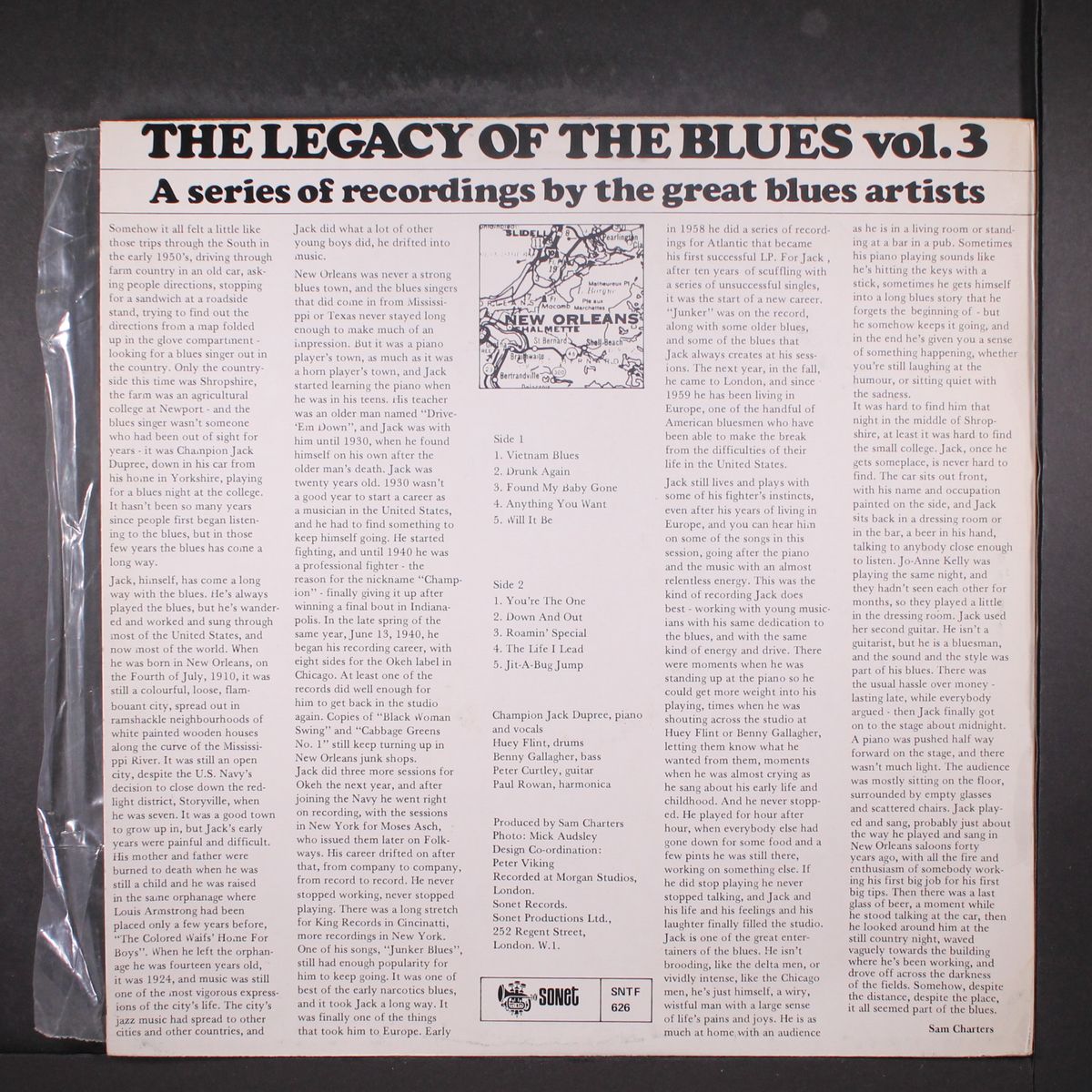 legacy of the blues vol. 3 by CHAMPION JACK DUPREE