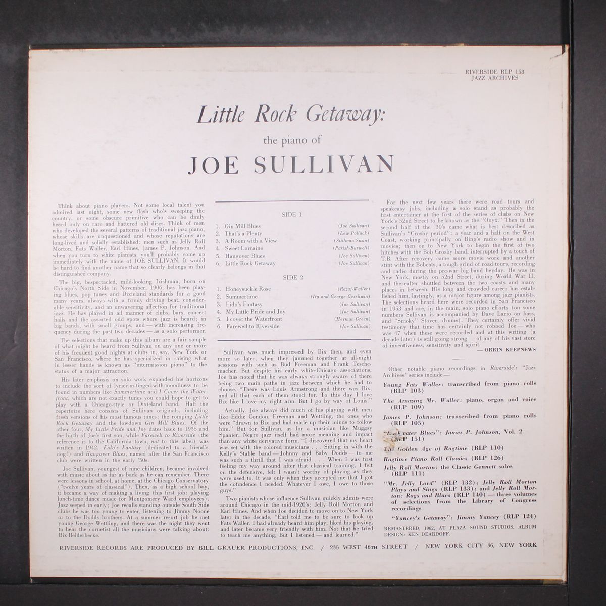 little rock getaway by JOE SULLIVAN