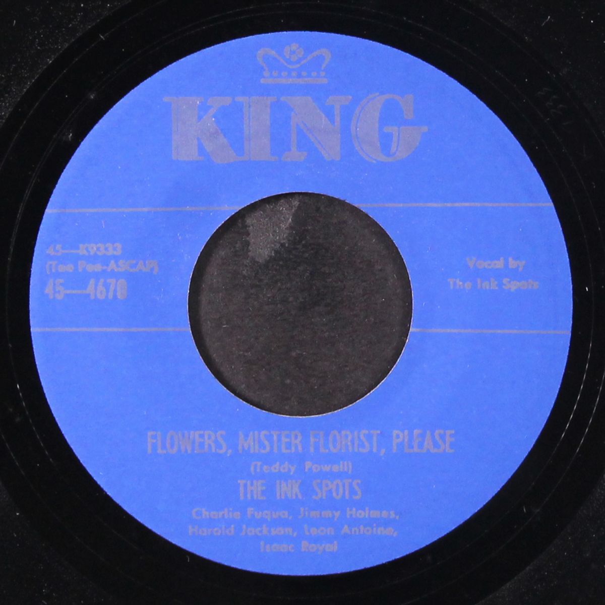 here in my lonely room / flowers, mister florist, please by INK SPOTS