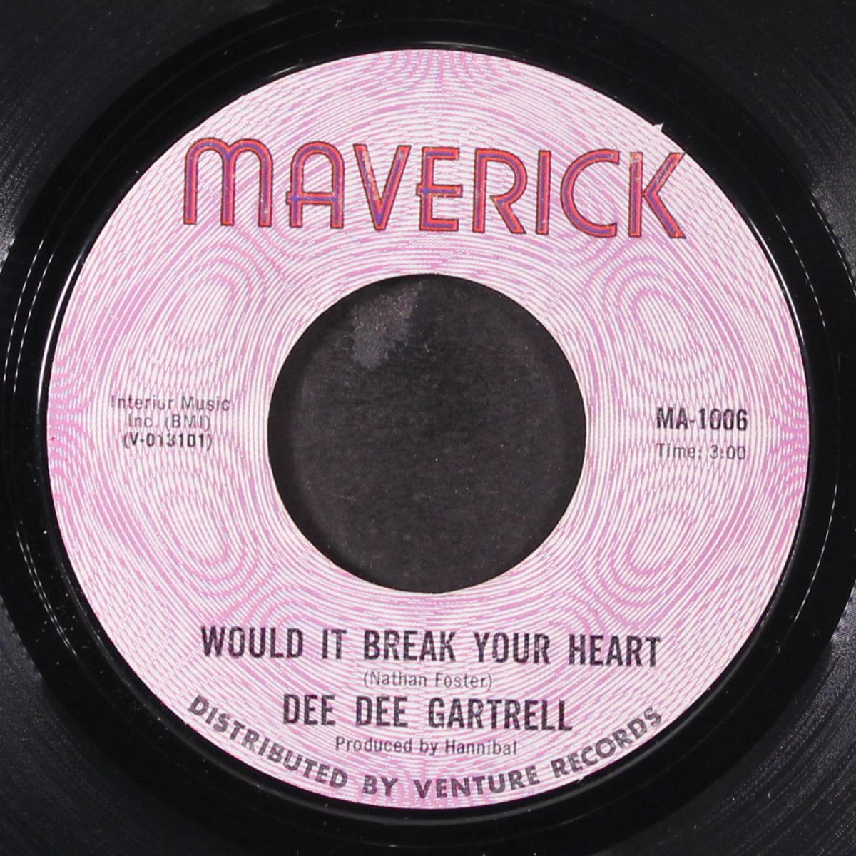second hand love / would it break your heart by DEE DEE GARTRELL