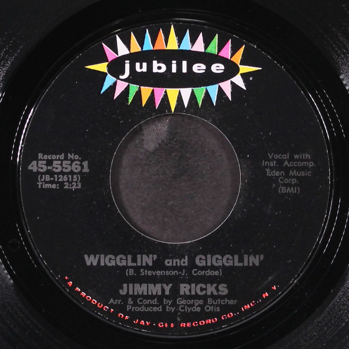 the long, long arm of love / wigglin' and gigglin' by JIMMY RICKS