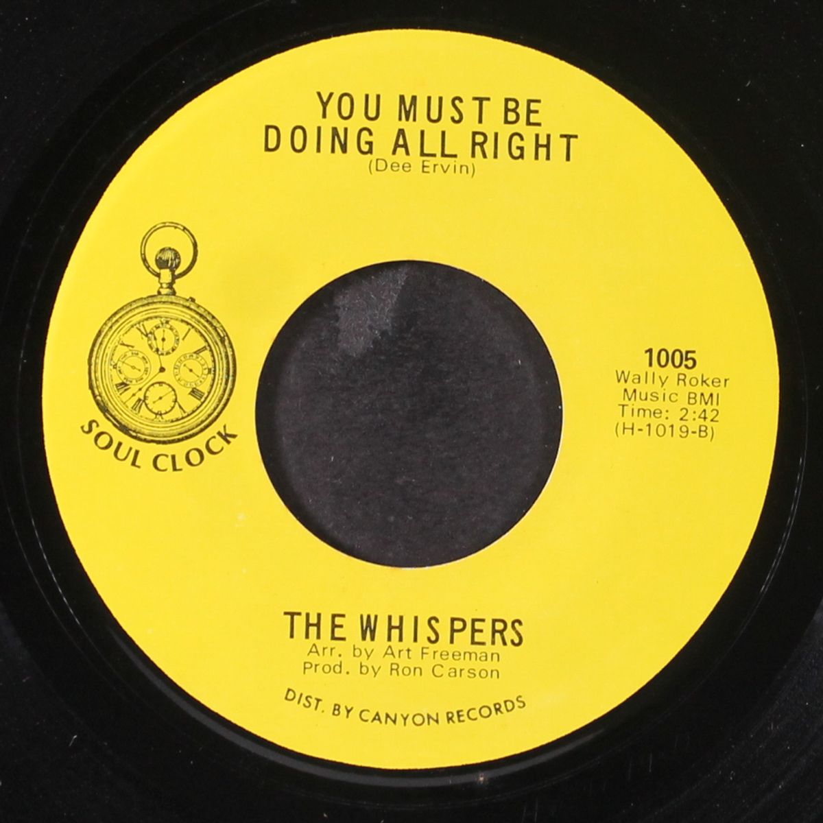 i'm the one / you must be doing all right by WHISPERS