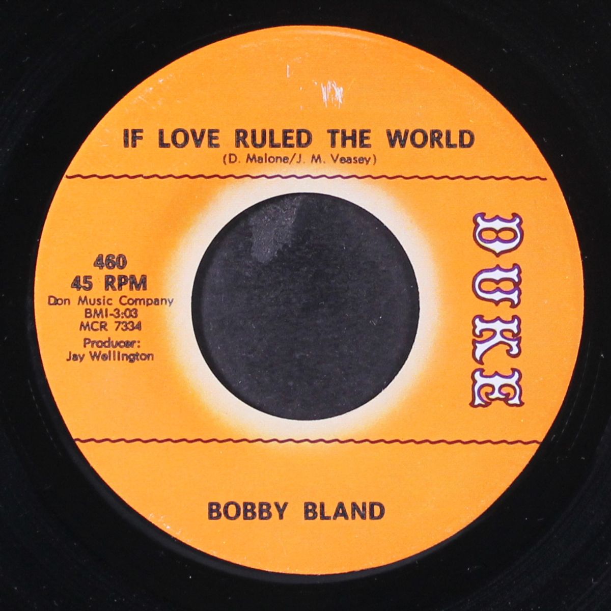 lover with a reputation / if love ruled the world by BOBBY BLAND