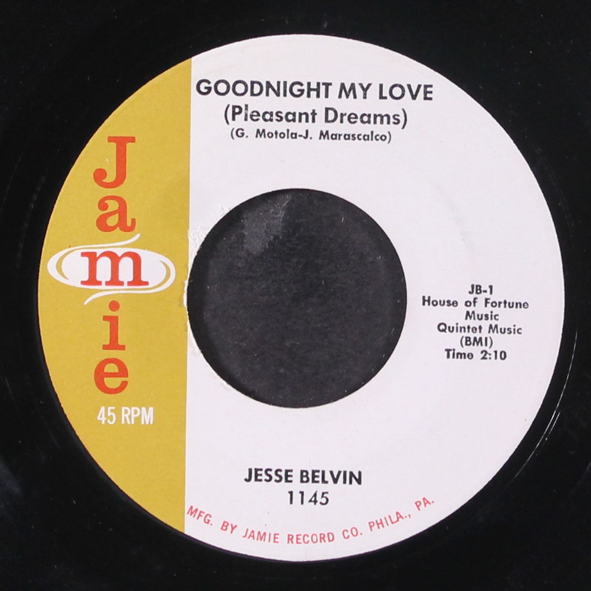 goodnight my love / my desire by JESSE BELVIN