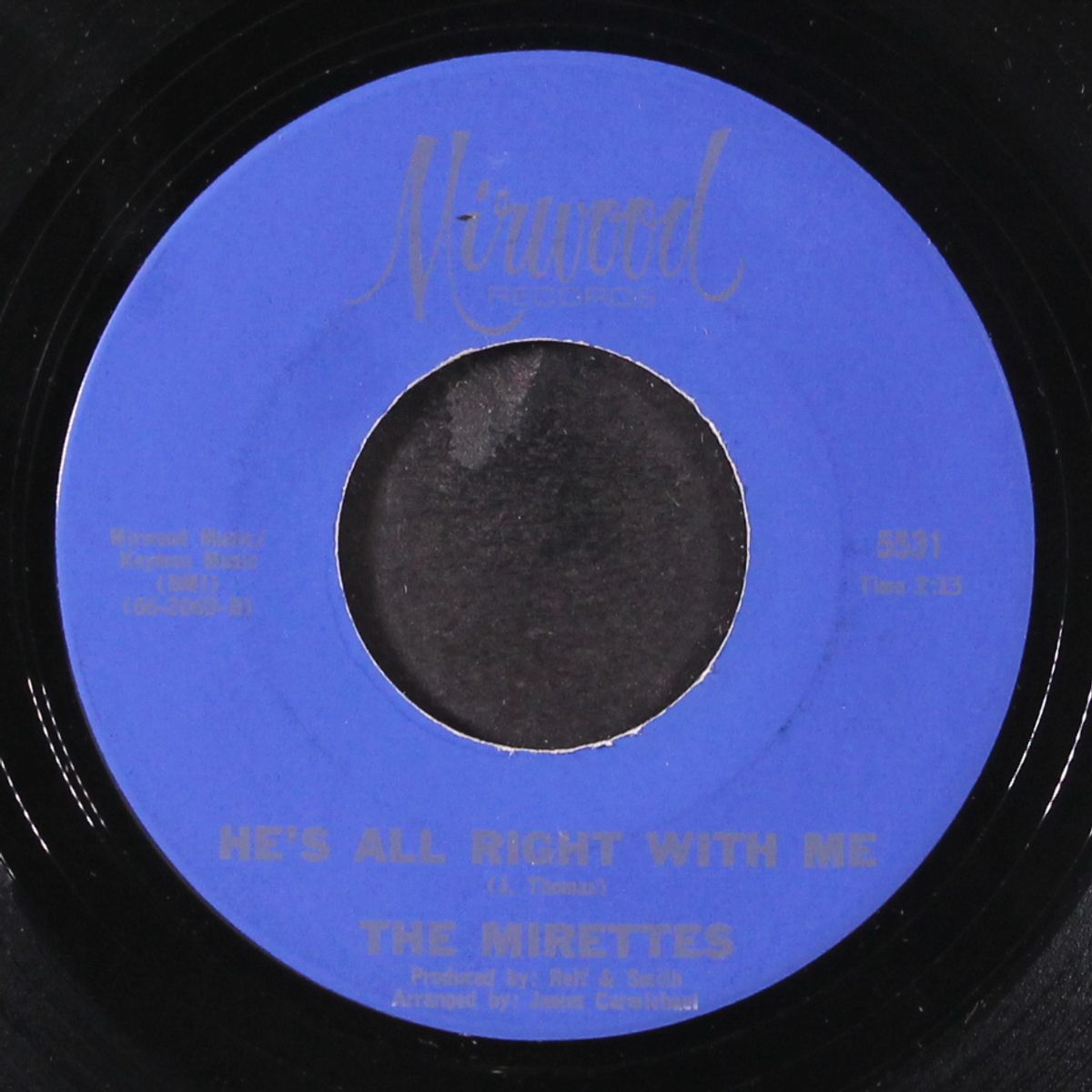 he's all right with me / now that i found you, baby by MIRETTES