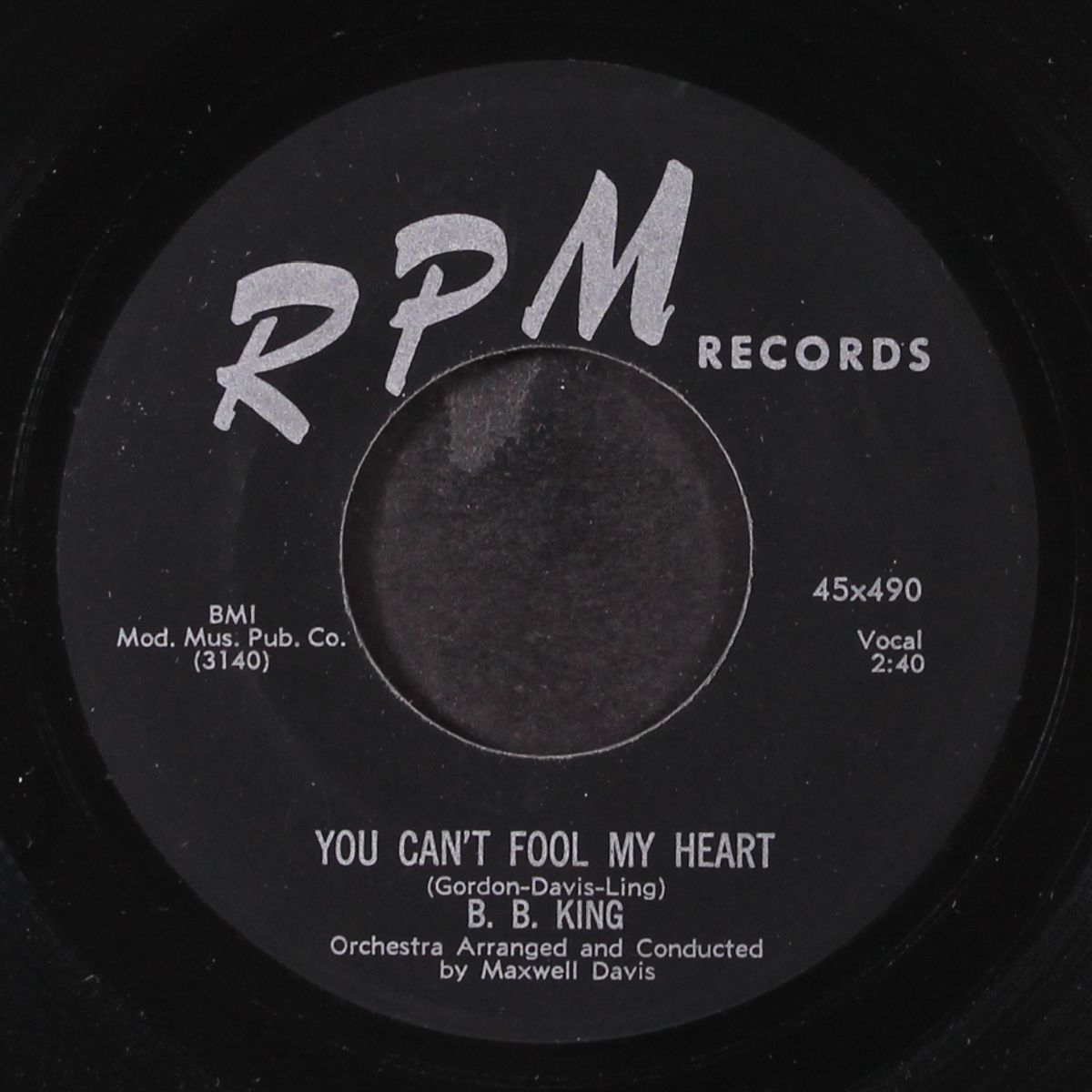 how do i love you / you can't fool my heart by B.B. KING