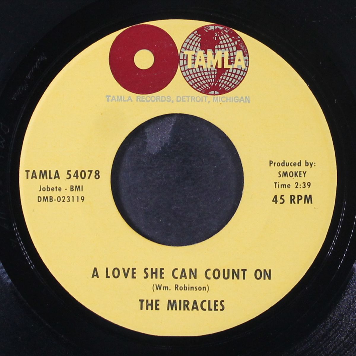 a love she can count on / i can take a hint by MIRACLES