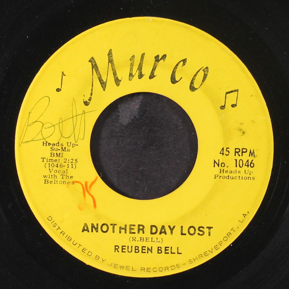 another day lost / you're gonna miss me by REUBEN BELL