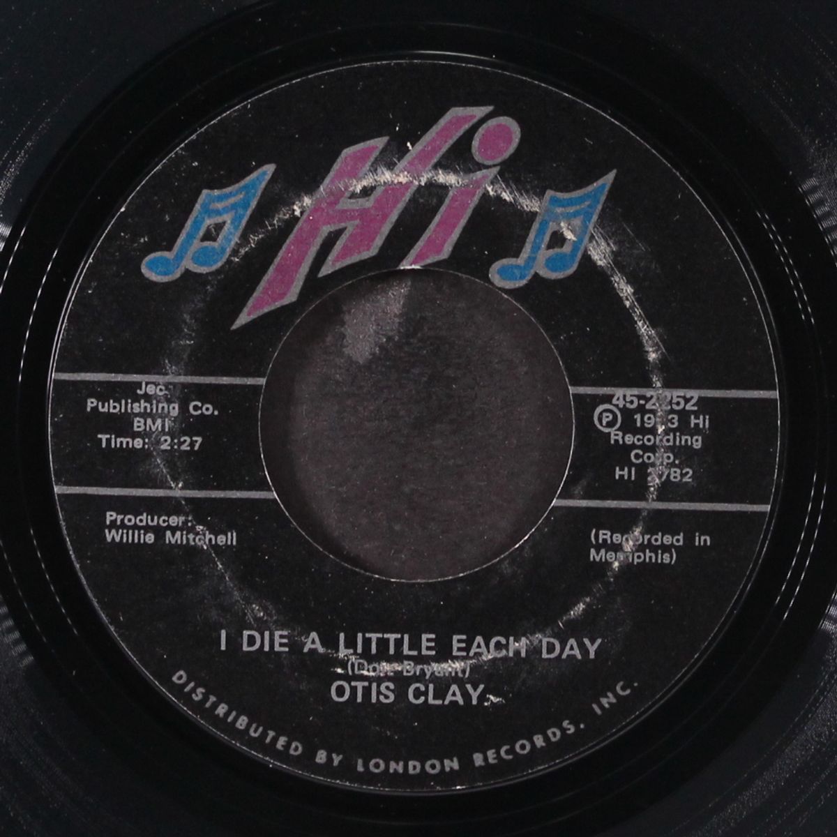 if i could reach out / i die a little each day by OTIS CLAY