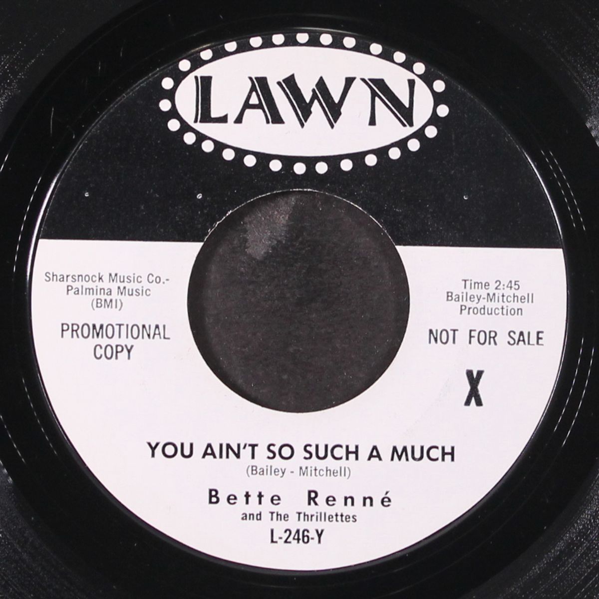 your kinda love / you ain't so such a much by BETTE RENNE & THRILLETTES