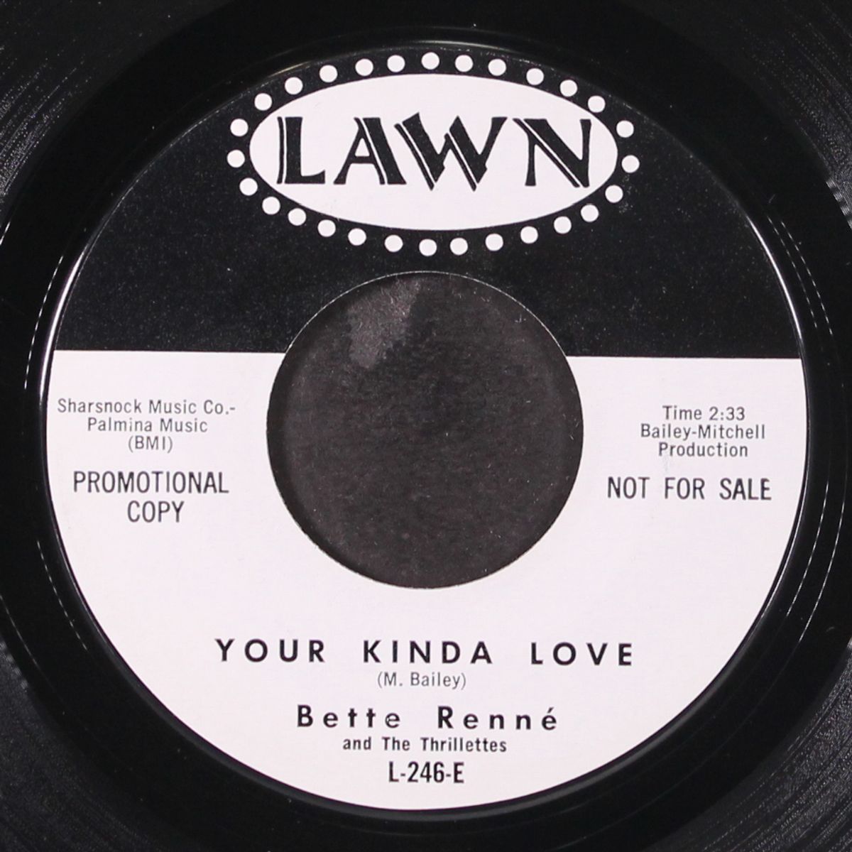 your kinda love / you ain't so such a much by BETTE RENNE & THRILLETTES