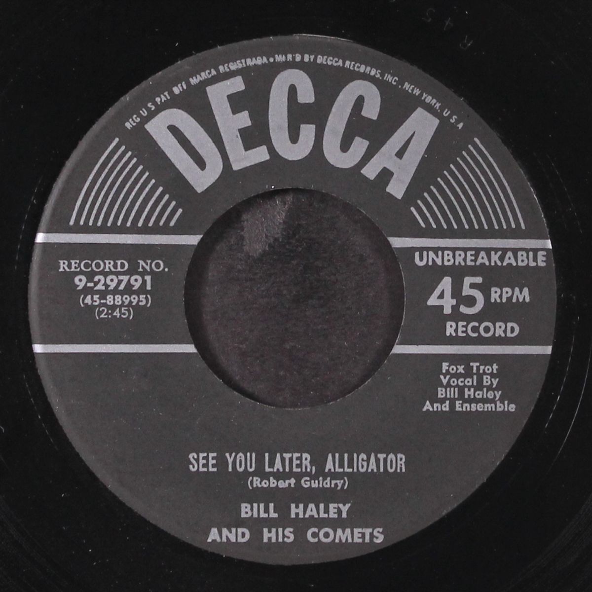see you later, alligator / the paper boy by BILL HALEY & COMETS