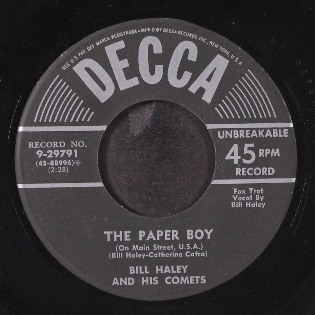 see you later, alligator / the paper boy by BILL HALEY & COMETS