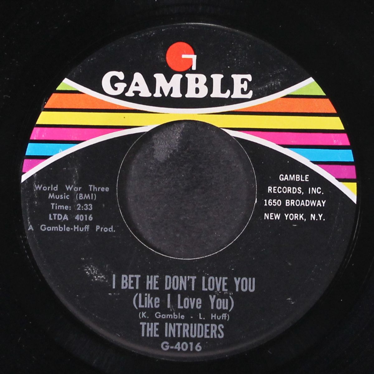 do you remember yesterday / i bet he don't love you by INTRUDERS