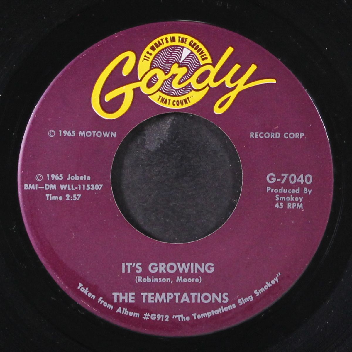 it's growing / what love has joined together by TEMPTATIONS