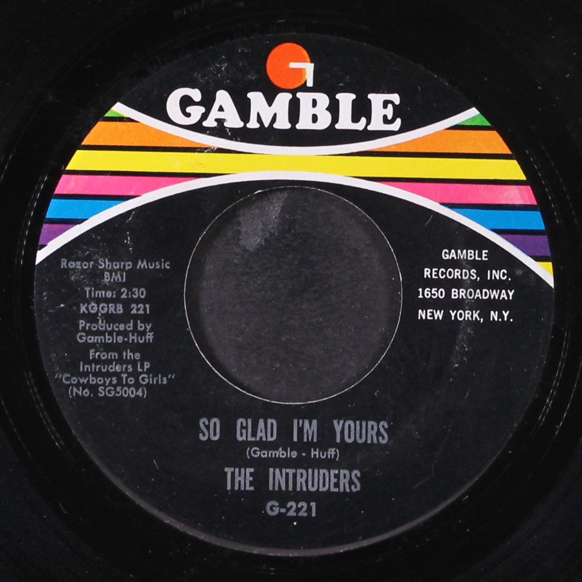 slow drag / so glad i'm yours by INTRUDERS
