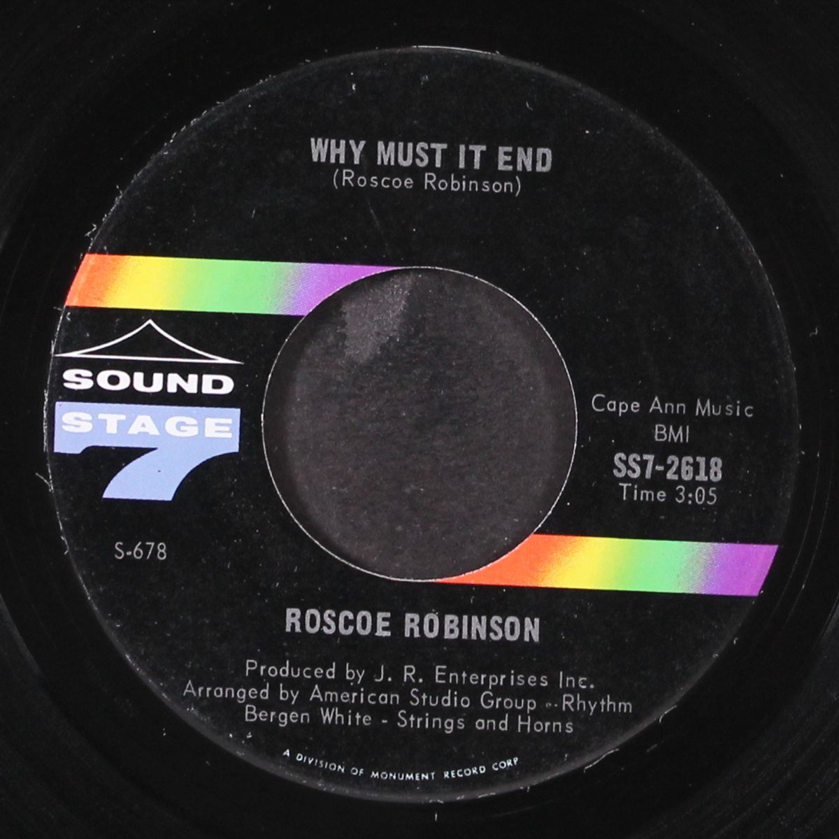 why must it end / how many times must i knock by ROSCOE ROBINSON