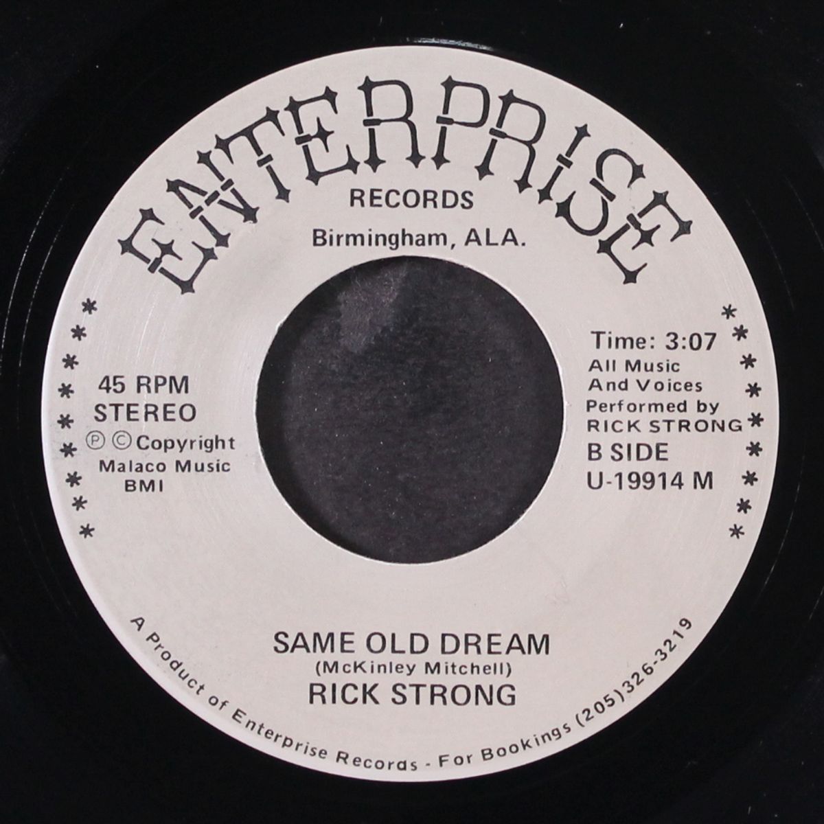 let me be the one who love you tonight / same old dream by RICK STRONG
