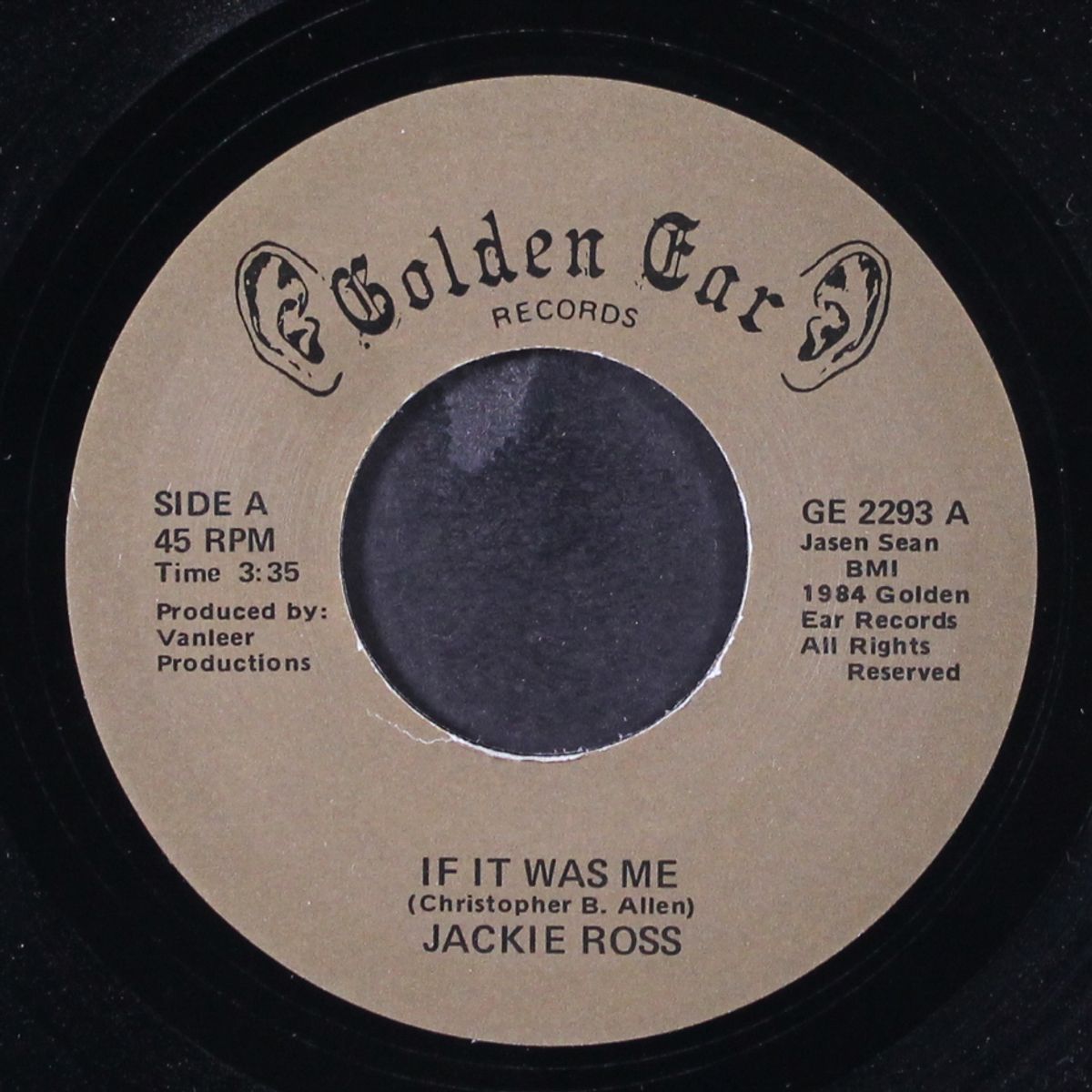 atomic love / if it was me by JACKIE ROSS