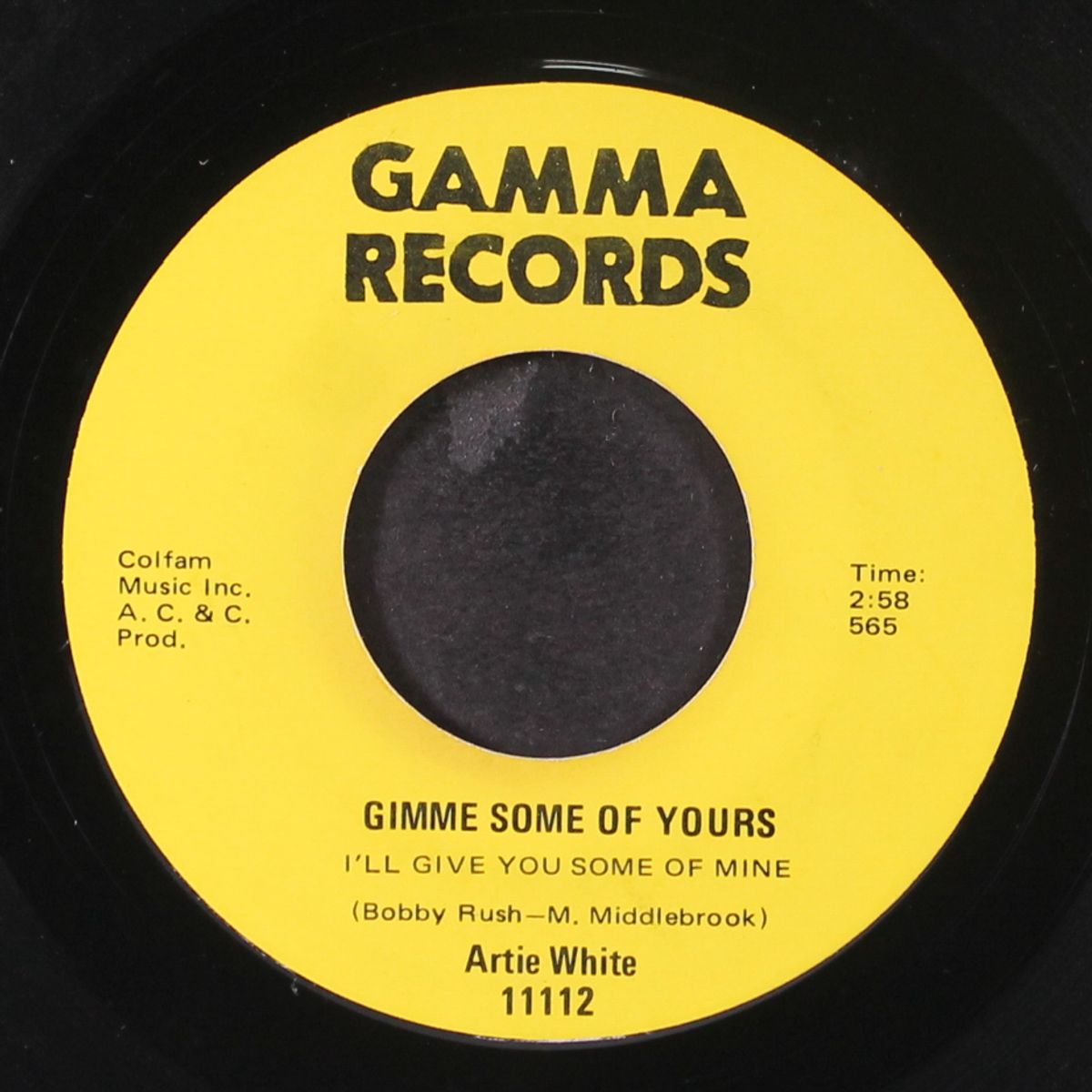 gimme some of yours / don't love him by ARTIE WHITE
