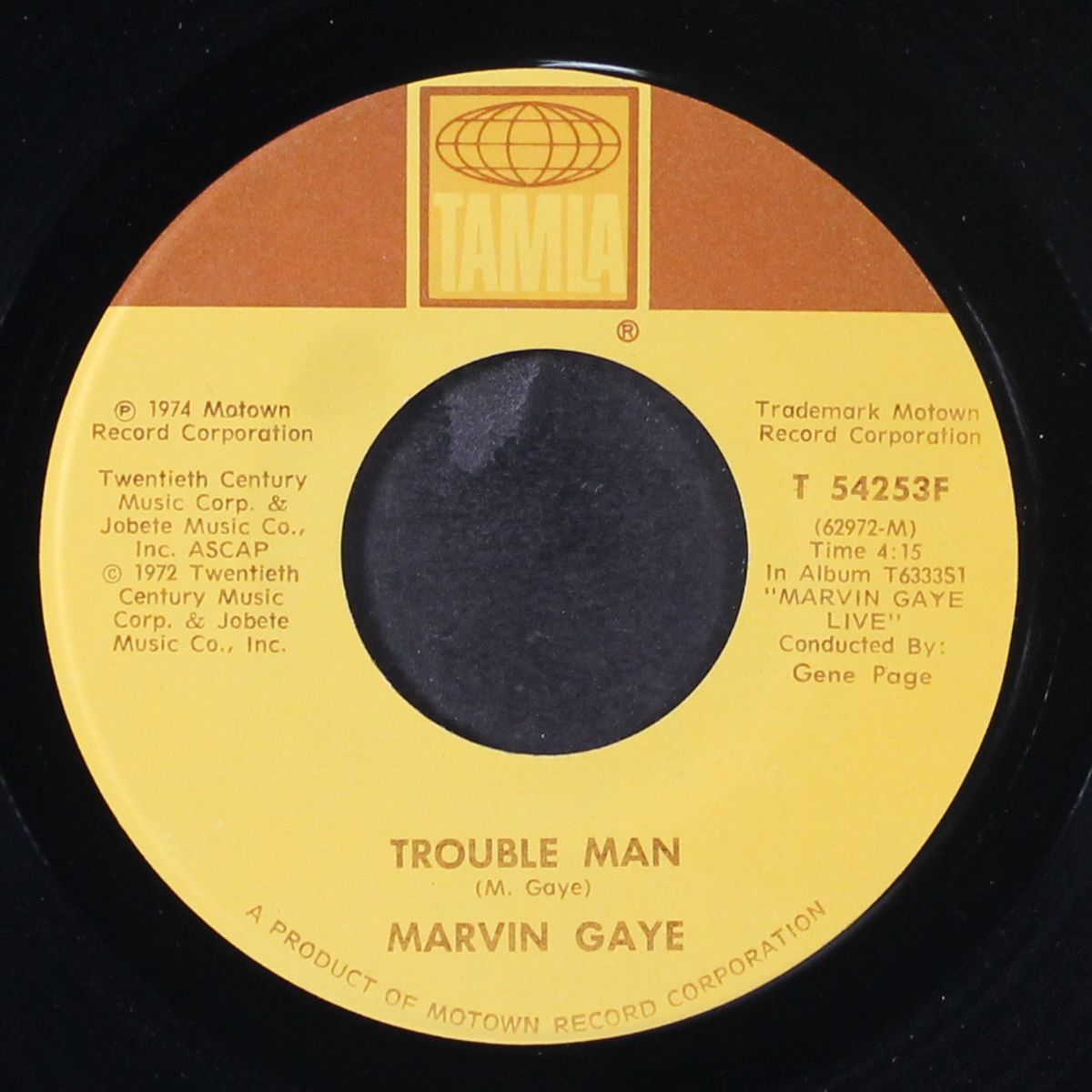 trouble man / distant lover by MARVIN GAYE