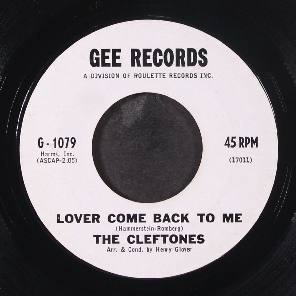 there she goes / lover come back to me by CLEFTONES