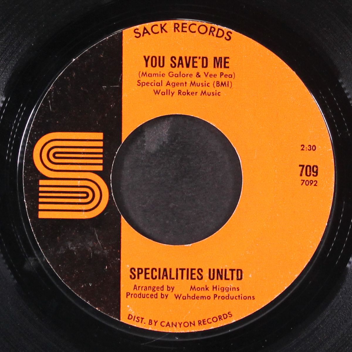 hold on to your man / you save'd me by SPECIALITIES UNLTD
