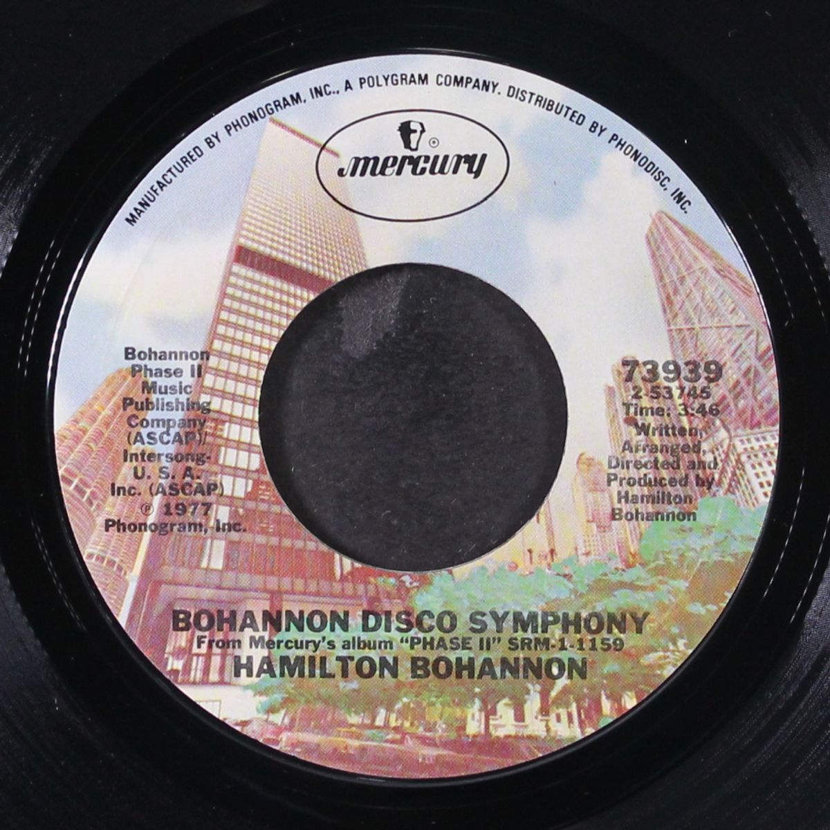 bohannon disco symphony / moving fast by HAMILTON BOHANNON