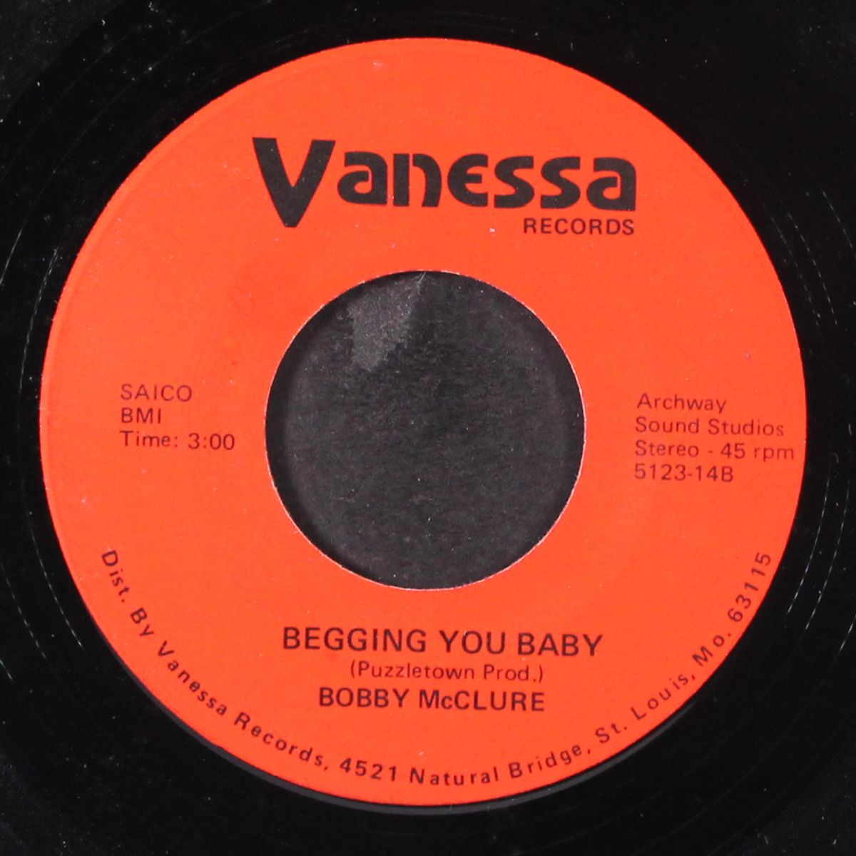 begging you baby / i got a good woman by BOBBY MCCLURE