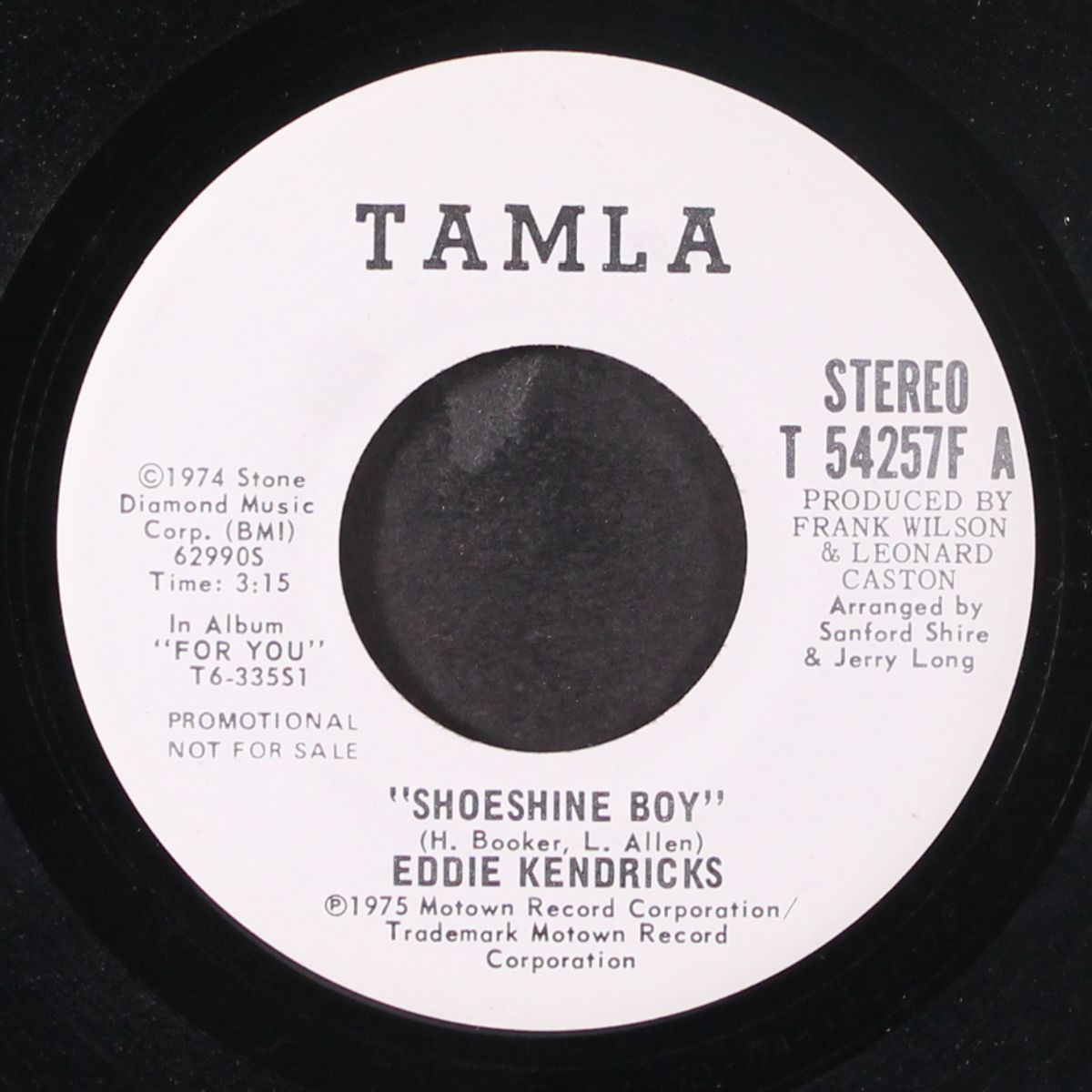 shoeshine boy / mono by EDDIE KENDRICKS