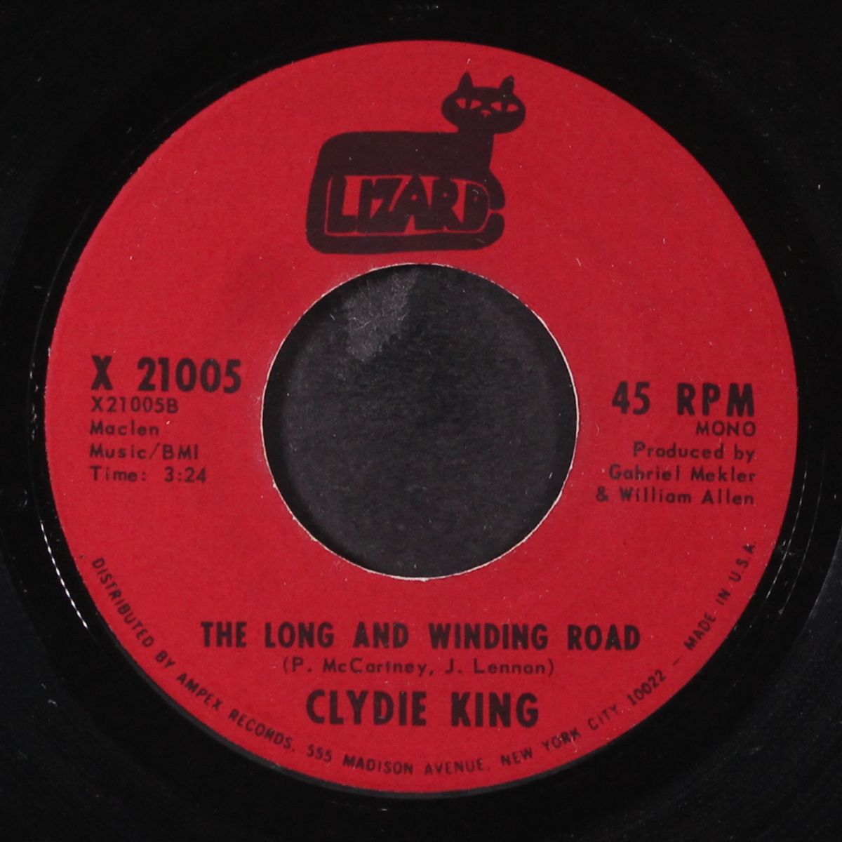 never like this before / the long and winding road by CLYDIE KING