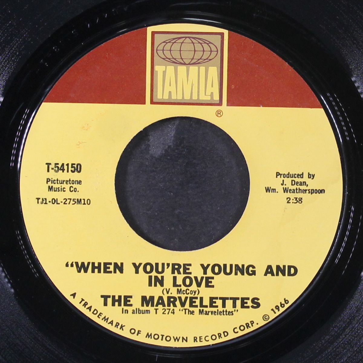 when you're young and in love / the day you take one, you have to take by MARVELETTES