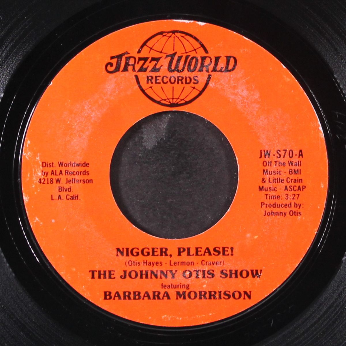 hey boy! i want ya' / nigger, please! by JOHNNY OTIS W/ BARBARA MORRISON