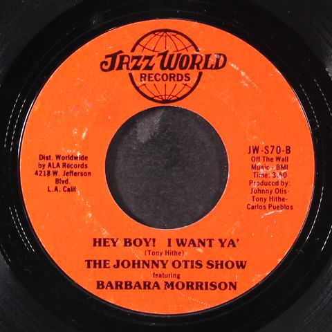 JOHNNY OTIS W/ BARBARA MORRISON