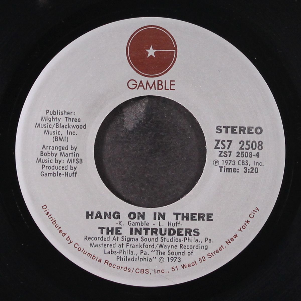 hang on in there by INTRUDERS