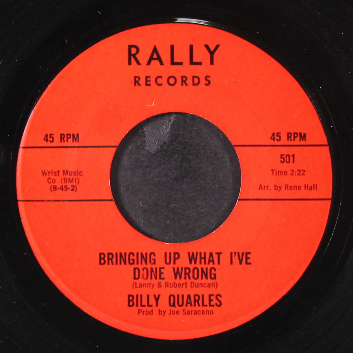 bringing up what i've done wrong / little archie by BILLY QUARLES