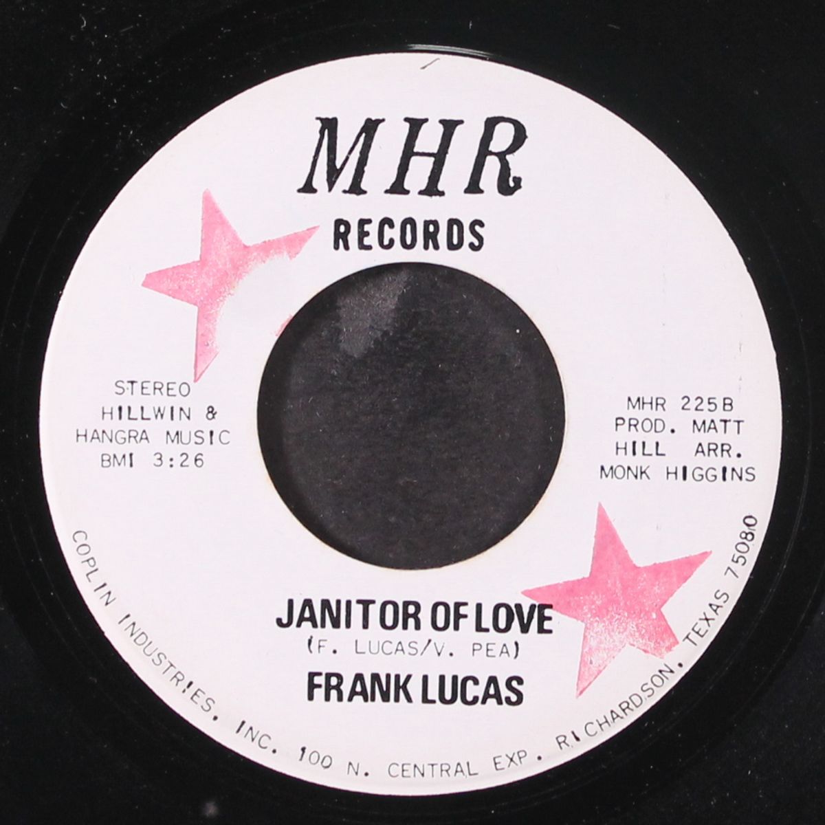 nice and easy / janitor of love by FRANK LUCAS